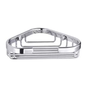 Showerdrape Classico Stainless Steel Small Corner Basket