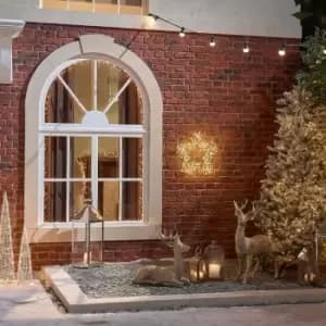 The Winter Workshop - 50Cm Starburst Christmas Star - Warm White