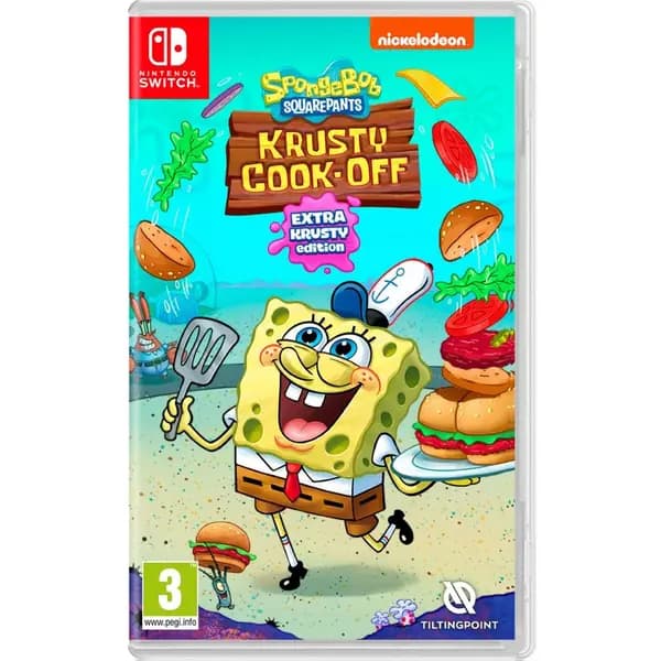 Spongebob Squarepants Krusty Cook Off Extra Krusty Edition Nintendo Switch Game