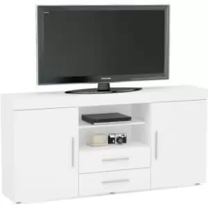 Edgeware 2 Door 2 Drawer Sideboard White