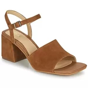 Clarks SHEER65 BLOCK womens Sandals in Beige,4,5,5.5,6.5,7,7.5