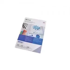 GBC HiClear Binding Cover A4 180 Micron Clear Pack 25