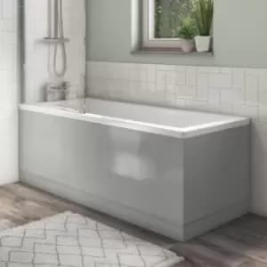 1500mm Grey Gloss Bath Front Panel - Ashford