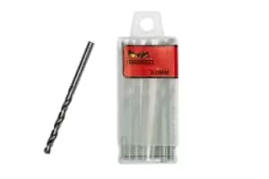 Teng Tools DBX050 10x 5.0mm Fully Ground Drill Bit - Split Point - DIN 362