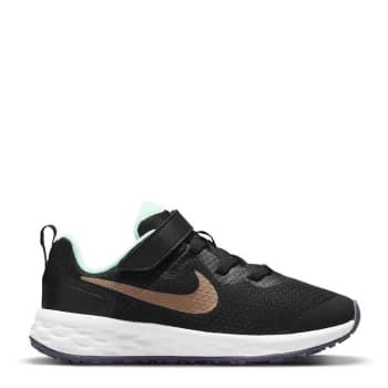 Nike Revolution 6 Little Kids Shoes - Black/RedBronze