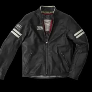 Spidi Vintage Ice Black Motorcycle Jacket 52
