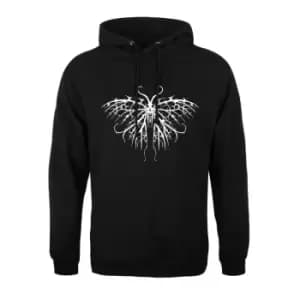 Unorthodox Collective Mens Skeletal Butterfly Hoodie (L) (Black)