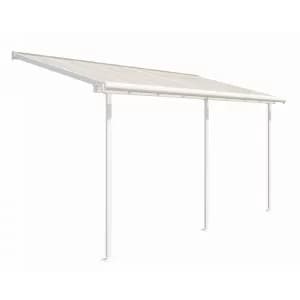 Palram Sierra Patio Cover 2.3m x 4.6m - White Clear