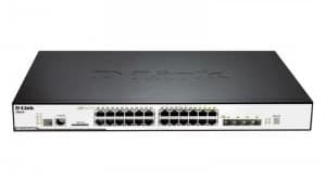 D-Link DGS-3120-24PC/S 24-Port Gigabit L2 Stackable Managed PoE Switch