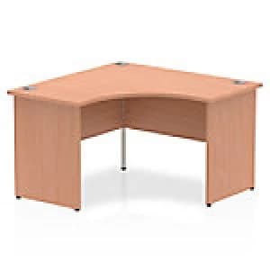 Impulse Panel End 1400 Rectangle Desk White