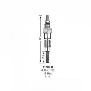 NGK Glow Plug Y-702R Y702R (1065)