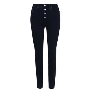 Calvin Klein Jeans High Super Skinny Jeans - 1BJ Blue Black