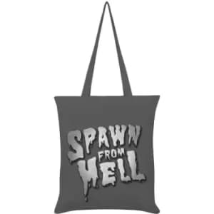 Grindstore Spawn From Hell Tote Bag (One Size) (Grey) - Grey