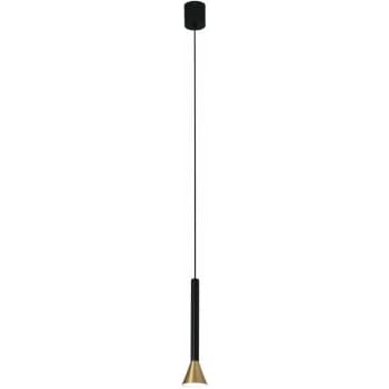 Faro Lighting - Faro Danka - LED Ceiling Pendant Light Black, Satin gold