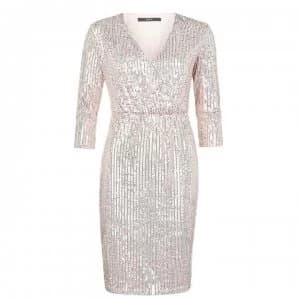 SET Wrap Dress - 7600 Light Gold