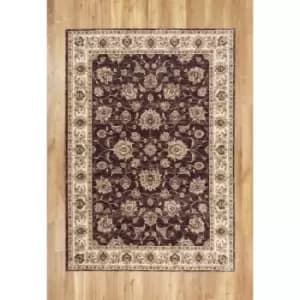 Mastercraft Alhambra Rug - 6992A - Dark Blue - 240x330cm, Cotton - Red