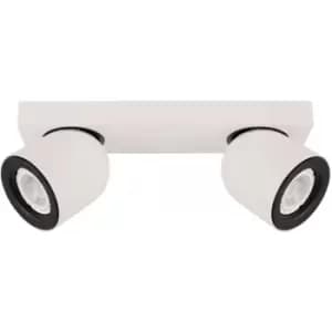Italux Nuora Modern 2 Light Twin Ceiling Spotlight, GU10