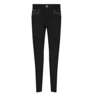 John Whitaker Birtle Diamante Breeches Junior Girls - Black