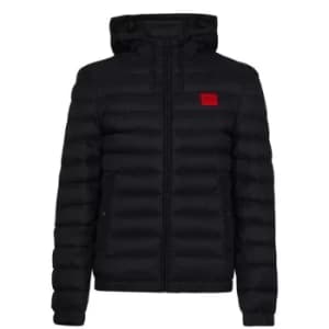 Hugo Boss Balin Hooded Padded Jacket Black Size L Men