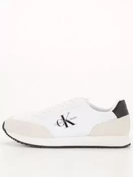 Calvin Klein Jeans Retro Runner Su-Ny Mono Trainers - White