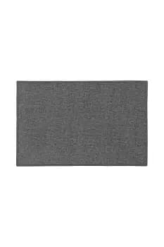 JVL Eden Grey Indoor Machine Washable Doormat 50 x 80cm
