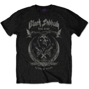 Black Sabbath - The End Mushroom Cloud Unisex Large T-Shirt - Black