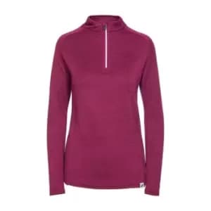 Trespass Womens/Ladies Freya Long-Sleeved Sports Top (S) (Berry Purple Marl)