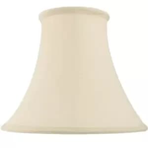 22" Round Bell Handmade Lamp Shade Cream Fabric Classic Table Light Bulb Cover