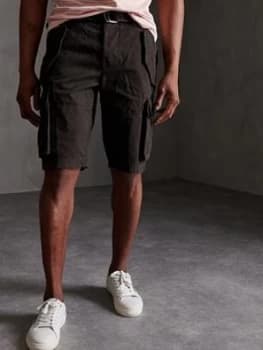 Superdry Core Cargo Heavy Short, Black Size M Men