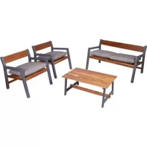 Tramontina 4pcs Lounge Set - Grey