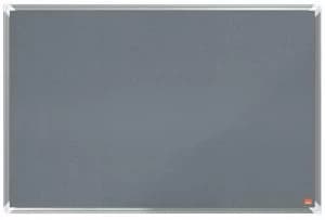 Nobo Premium Plus Grey Felt Notice Board 900x600mm