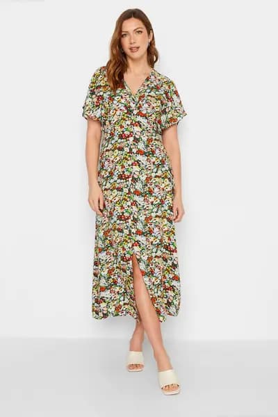 Long Tall Sally Tall Midi Dress Yellow