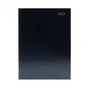 Desk Diary Day Per Page A5 Black 2022 KFA51BK22