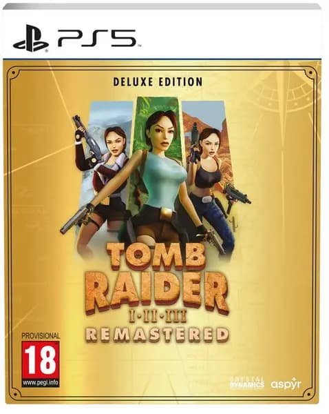 Tomb Raider I-II-III Remastered Deluxe Edition PS5 Game