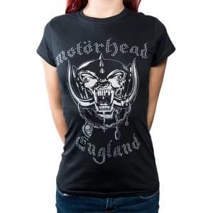 Motorhead - England Womens XX-Large T-Shirt - Black
