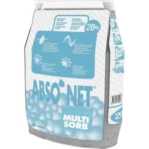 Universal absorbent granulate type III R coarse grain, for smooth floors/surfaces, in 20 kg sack, pack of 1