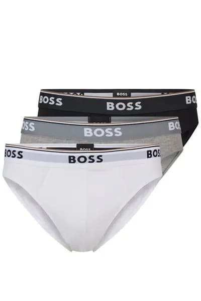 Boss 3 Pack Brief Black