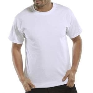 Click Workwear T Shirt Heavyweight 3XL White Ref CLCTSHWWXXXL Up to 3