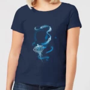 Fantastic Beasts Newt Silhouette Womens T-Shirt - Navy - L