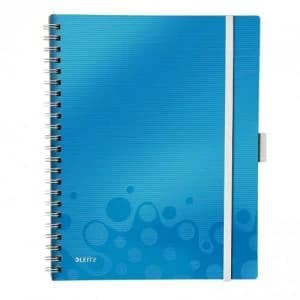 Leitz WOW Be Mobile Book A4 PP ruled blue - Outer carton of 6