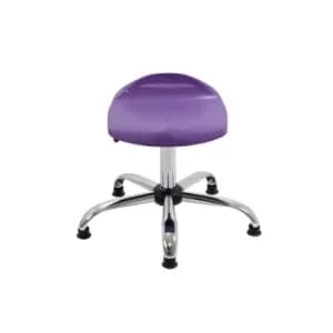 TC Office Titan Swivel Junior Stool with Glides 465-555mm, Purple