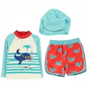 Crafted 2 Piece Swim Set Child Boys - Whale