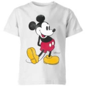 Disney Classic Kick Kids T-Shirt - White - 11-12 Years