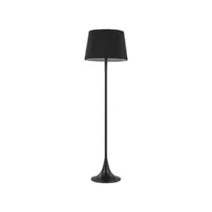 London 1 Light Floor Lamp Black, E27