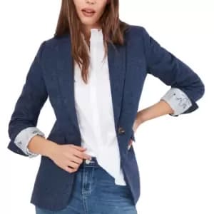 Joules Womens Bramble Recycled Fashionable Wool Blazer UK 10- Bust 35', (89cm)