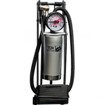Streetwize Foot Pump Deluxe Single Barrel