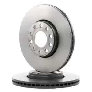 PAIR PAINTED BREMBO BRAKE DISCS 09.A428.11