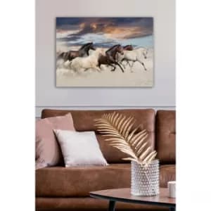 310236866-5070 Multicolor Decorative Canvas Painting