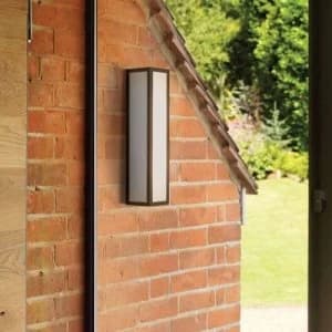 Outdoor Wall 2 Light Black IP44, E14