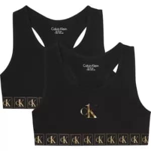 Calvin Klein 2PK Bralette - Black